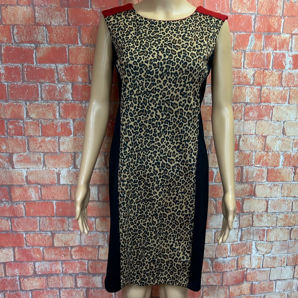 Spense‎ Animal Print Sheath Dress